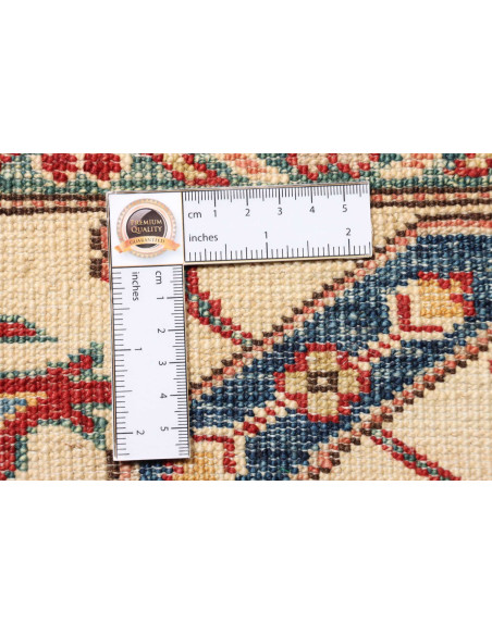 Rug Kazak Fine Pakistan sky blue orange 168x239