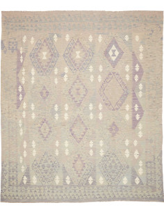 Rug Kilim Afghanistan 242x290 Light Grey Beige