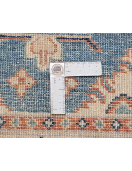 Tappeto Kazak Afghanistan 65x190 Azzurro Celest