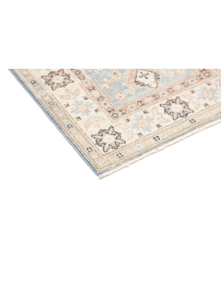 Rug Kazak Afghanistan 62x179 Light Blue Ivory B