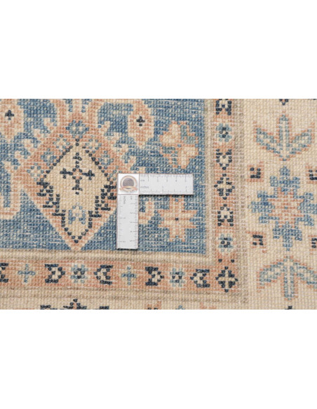 Rug Kazak Afghanistan 62x179 Light Blue Ivory B
