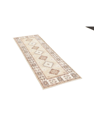 Rug Kazak Afghanistan 64x180 Ivory Cream Terrac