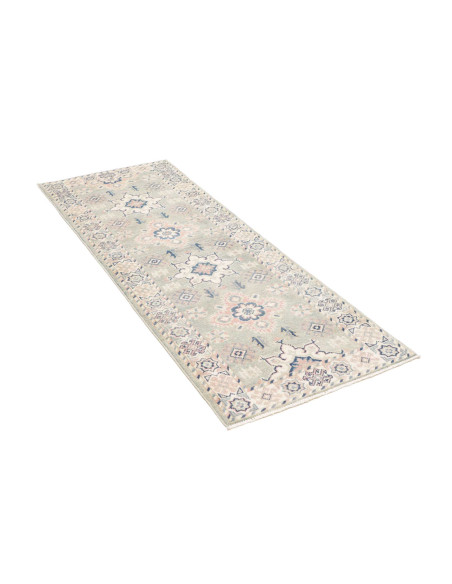 Rug Kazak Afghanistan 64x180 Aqua Cream Dusty P