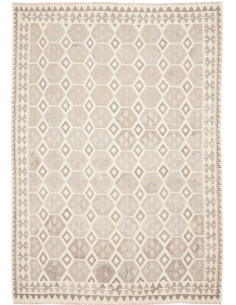 Rug Kilim Afghanistan 206x295 Beige Light Grey