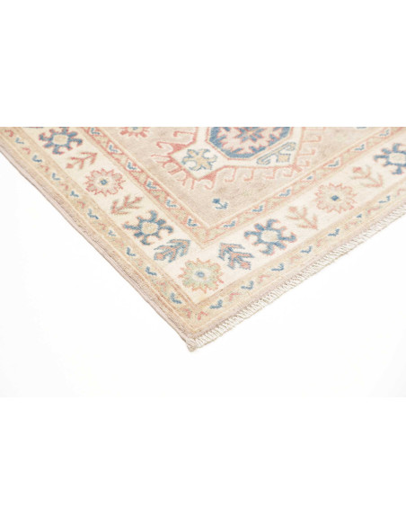 Tappeto Kazak Afghanistan 81x200 Beige Rosa Azz