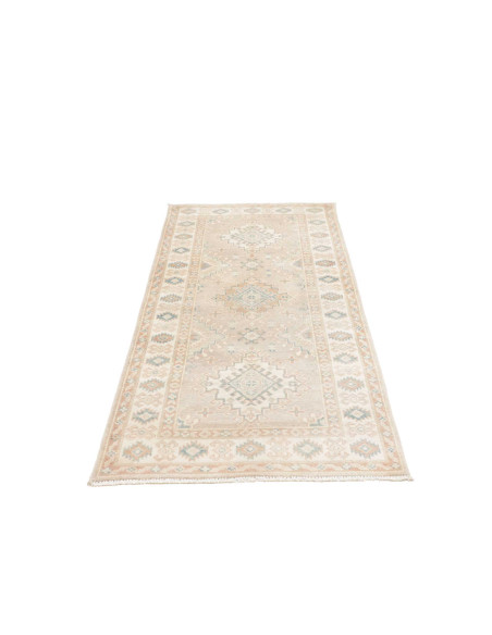 Rug Kazak Afghanistan 84x194 Sand Beige Terraco
