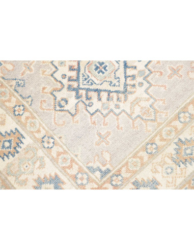 Rug Kazak Afghanistan 82x187 Light Grey Blue Da