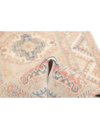 Tappeto Kazak Afghanistan 81x201 Beige Crema Ro