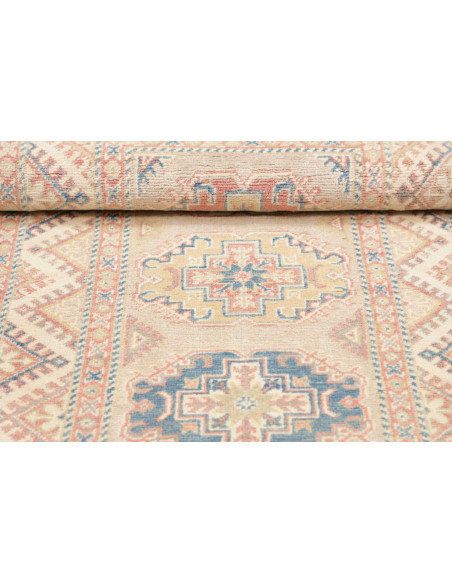 Tappeto Kazak Afghanistan 81x201 Beige Crema Ro