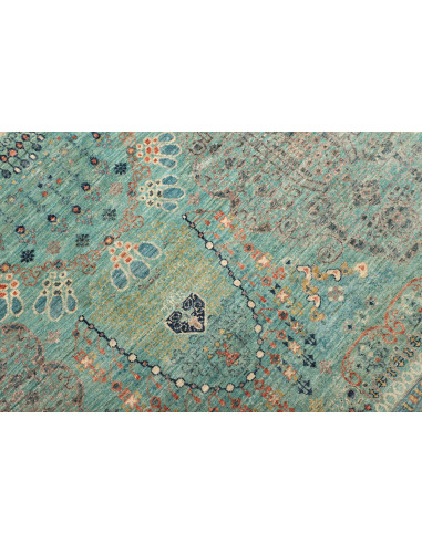 Rug Shahi Fine Pakistan 269x366 Aqua Grey Orang