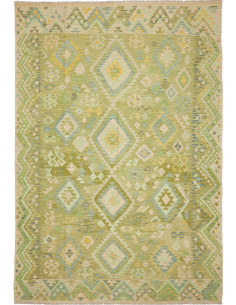 Rug Kilim Afghanistan 211x306 Sage Green Olive