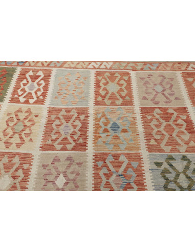 Tappeto Kilim Afghanistan marrone 404x496