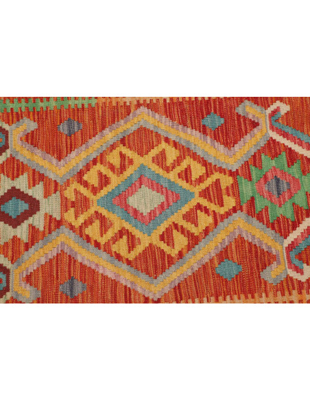 Rug Kilim Afghanistan 69x193 Terracotta Orange