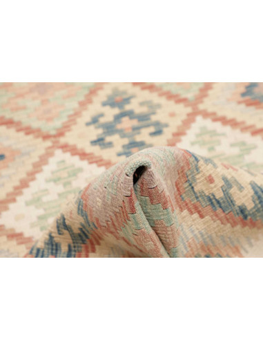 Rug Kilim Afghanistan 81x201 Cream Rose Terraco