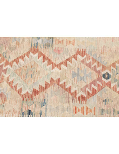 Tappeto Kilim Afghanistan 72x197 Beige Terracot