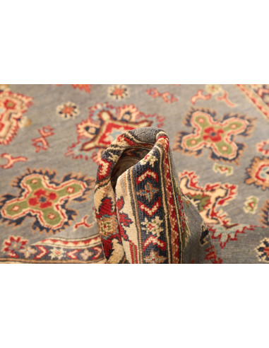 Rug Kazak Afghanistan 116x186 Blue Green Cream