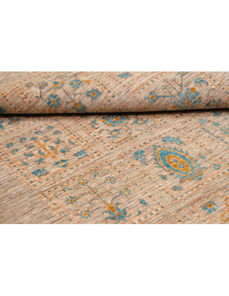 Tappeto Bakhtiyar Pakistan 114x175 Beige Blu Tu