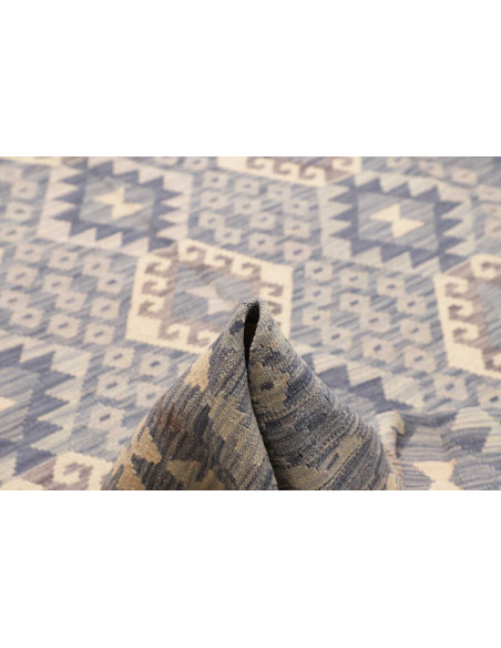 Rug Kilim Afghanistan 204x291 Blues Cream Brown