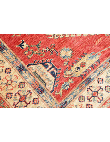 Tappeto Kazak Fine Pakistan 171x239 Rosso Crema