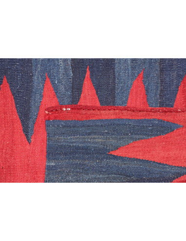Tappeto Kilim Vintage Persia 80x141 Rosso Matto