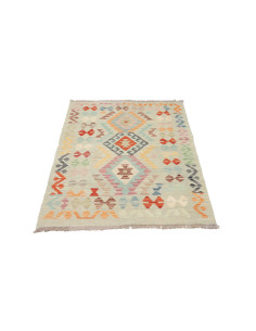 Tappeto Kilim Afghanistan 102x145 Verde Acqua P 2