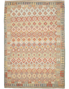 Tappeto Kilim Afghanistan 205x300 Grigioazzurro