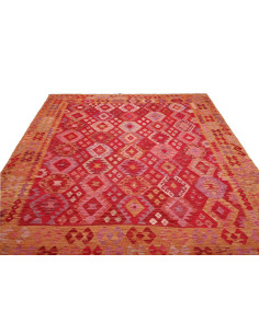 Rug Kilim Afghanistan 247x286 Red Orange Gold P 2