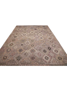 Tappeto Kilim Afghanistan 265x335 Malva Grigio 2