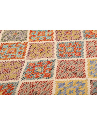 Tappeto Kilim Afghanistan 169x249 Arancio Terra