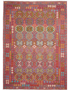 Rug Kilim Afghanistan 249x350 Red Multicolor