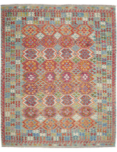 Tappeto Kilim Afghanistan 251x304 Azzurro Turch
