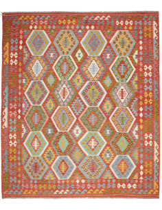 Rug Kilim Afghanistan 253x294 Reddish Orange Li