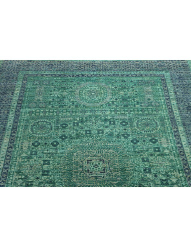 Rug Mamlouk Pakistan 123x190 Teal Deep Blue Lig