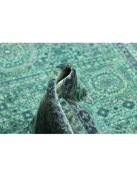Rug Mamlouk Pakistan 123x190 Teal Deep Blue Lig