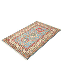 Rug Kazak Fine Pakistan 99x152 Blue Terracotta 2