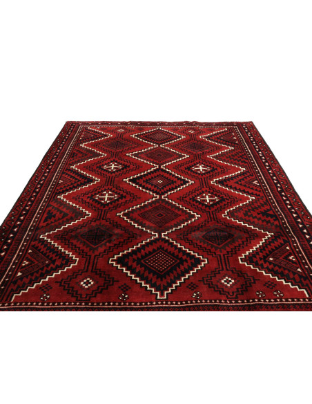 Tappeto Lori Persia 237x290 Rosso Borgogna Blu