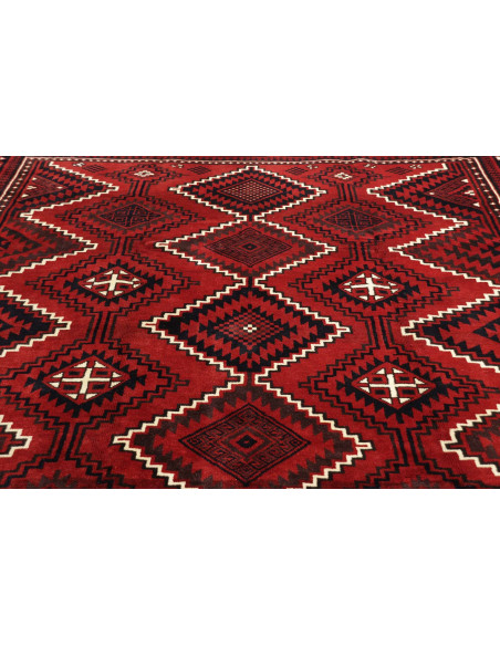 Tappeto Lori Persia 237x290 Rosso Borgogna Blu