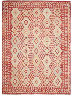 Rug Kilim Afghanistan 255x346 Terracotta Red Cr