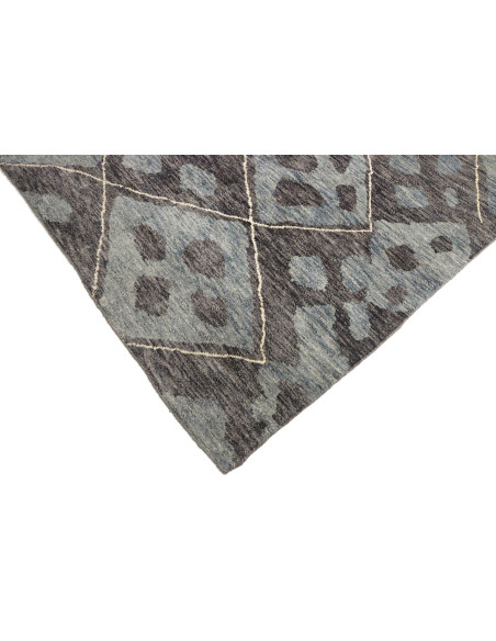 Rug Berber Pakistan 201x309 Blue Grey