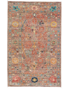 Tappeto Zigler Fine Pakistan marrone bianco 79x125