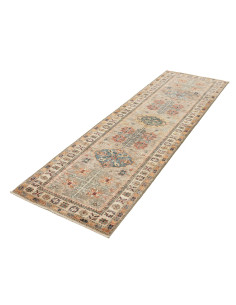 Rug Kazak Fine Pakistan 77x256 Grey Taupe Terra 2
