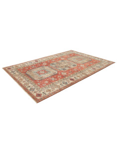Rug Kazak Fine Pakistan 200x300 Terracotta Red 2