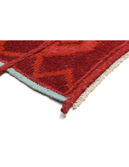 Rug Berber Pakistan 231x302 Dark Red