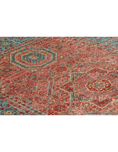 Tappeto Mamlouk Pakistan 124x186 Rosso Teale Gi