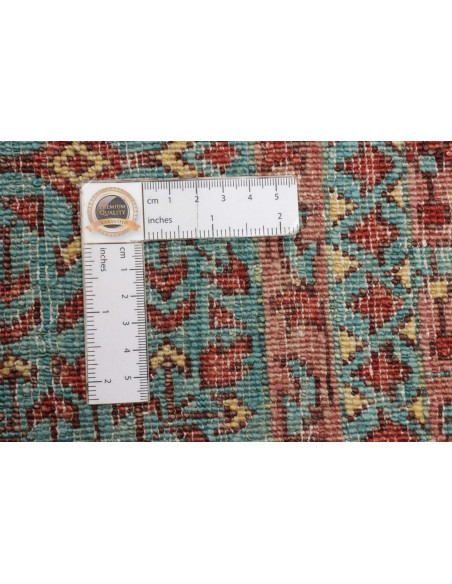 Tappeto Mamlouk Pakistan 124x186 Rosso Teale Gi