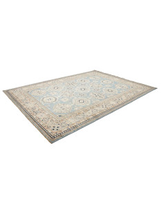 Rug Kazak Fine Pakistan 249x340 Sky Blue Cream 2
