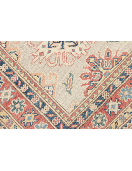 Rug Kazak Afghanistan 85x294 Beige Dark Blue An