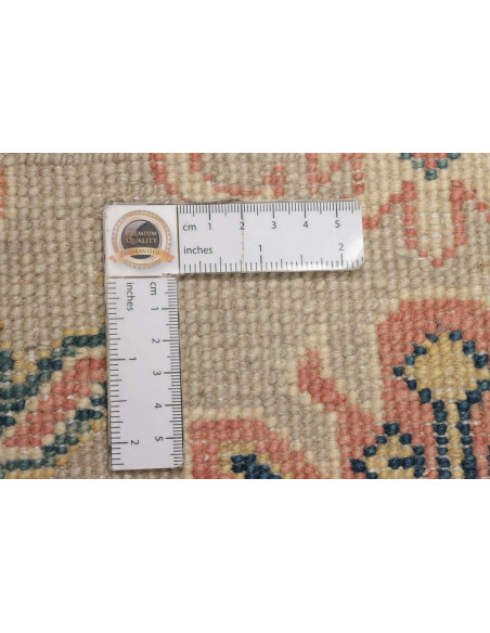 Rug Kazak Afghanistan 85x294 Beige Dark Blue An