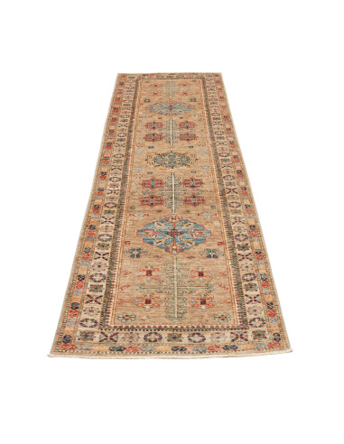 Rug Kazak Fine Pakistan 81x256 Sand Beige Sky B