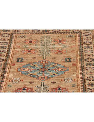 Rug Kazak Fine Pakistan 81x256 Sand Beige Sky B
